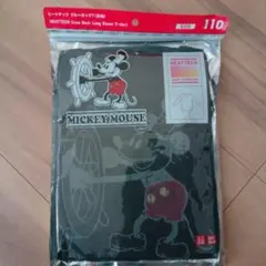 新品未使用ユニクロミッキーマウス HEATTECH 長袖Tシャツ 110