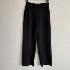 UNIQLO ユニクロ　ジャージーストレート　パンツ　Sサイズ　黒　ブラック