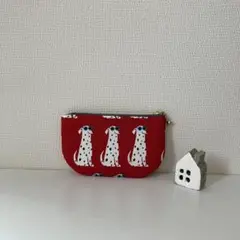 ダルメシアン柄のミニミニポーチ