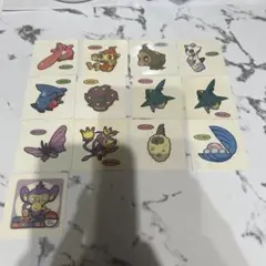 ポケモンパンシール　デコキャラシール　13枚セット