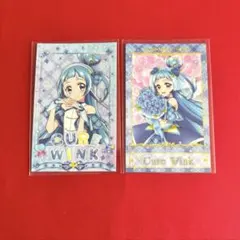 キミプリ 感謝祭 ランダム風フォトカード キュアウインク 2種セット