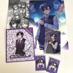 カラフルピーチ もふ クリアポスター カード マグネット セット