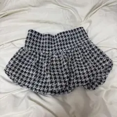 ZARA バルーンスカート 千鳥格子 チェック