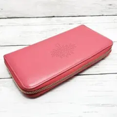 MULBERRY マルベリー 長財布 レッド ラウンドファスナー レザーのサムネイル