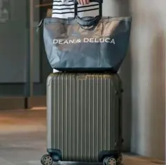DEAN&DELUCA ディーン&デルーカ　トラベルバッグ　チャコールグレー