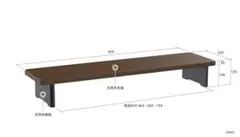 Rasical Shelf ウォルナット 85cm モニター台 セット売り - メルカリ