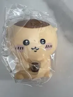 ちいかわ　ソフビパペットマスコット　くりまんじゅう