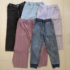 女の子 ボトムス 130cm 5着まとめ売り