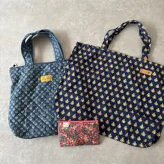 SOULEIADO コットンオックス ポケッタブルトートバッグのサムネイル