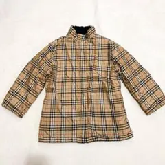 リバーシブル　総柄ノバチェック　Burberry キルティングジャケット　L