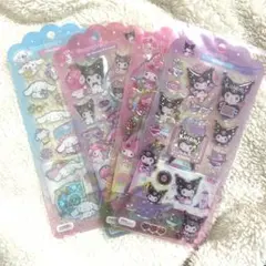 【正規品】サンリオ ドロップジェリーシール　4枚セット