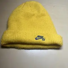 堀米Nike SB イエローニット帽 ミニSBタグ付き