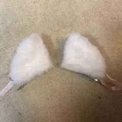 猫耳　ヘアクリップ