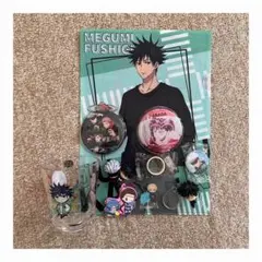 呪術廻戦 グッズ グラス 缶バッチ