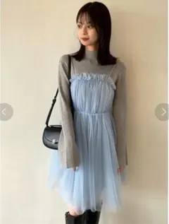 [スナイデル] Sustainaチュールキャミセットミニニットワンピ レディース