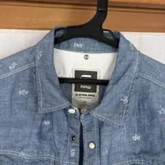 G-STAR RAW シャツ 長袖ライトブルー