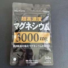 WELLMOTTO 超高濃度マグネシウム 240粒 30日分