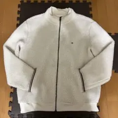 超美品✨トミーヒルフィガー　ホワイトフリース　X L