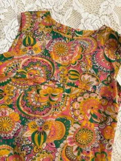 vintage✴︎60s サイケ　ワンピース
