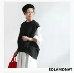 solamonat pocheソラモナポッシェ バルーンダウンベスト 黒 - メルカリ