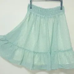 【earth music&ecology】シフォンスカート サイズF