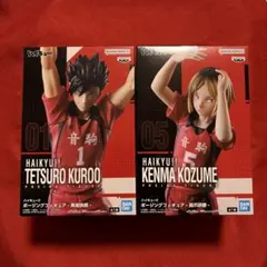 ハイキュー ポージング フィギュア 黒尾鉄朗 孤爪研磨