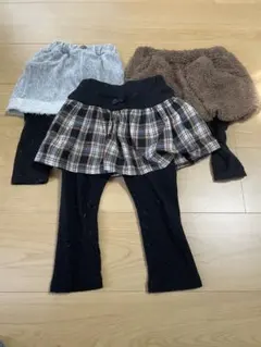 レギンス付き冬物パンツ❤︎3点