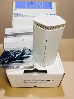 Speed Wi-Fi HOME 5G L12 電源コード、説明書、箱付き美品