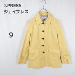 【ジェイプレス】トレンチコート イエロージャケット 裏地チェック 春秋のサムネイル