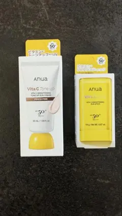 アヌア　ビタミンUVスティックandトーンアップ　セット