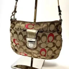 コーチ シグネチャー キャンバス クロスボディ ショルダーバッグ BK6210