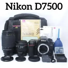 Nikon D7500 ボディ　予備バッテリー付 ⭐予備バッテリー付き⭐Nikon D7500 ダブルズームセット⭐ - メルカリ