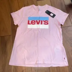 Levi's ピンク ロゴ Tシャツ 半袖