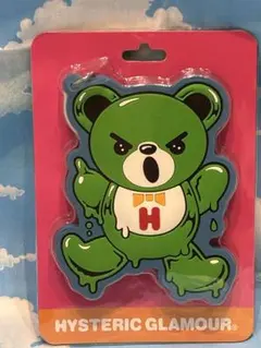 ヒステリックグラマー　パスケース　ベアちゃん　グリーンブルー系