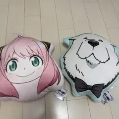 SPY×FAMILY★アーニャ＆ボンド★でっかいクッションセット2点