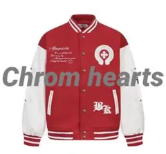 クロスパッチスタジャン刺繍（カラー•サイズ要問い合わせ）レッド•ブラック