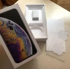 iPhoneXS 空箱 256GB アダプター・Appleステッカー付き