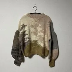 【Ameri】ANDREA ABSTRACT PAINT KNITのサムネイル