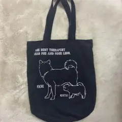 犬 トートバッグ POCHI KOTETSU ブラック
