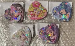 キミとアイドルプリキュア キラッキランランフェスタ ハート缶バッジ コンプセット