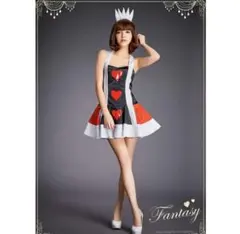 ハートの女王　コスプレ　チュールスカート付き