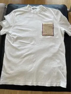 【希少】モンクレール MONCLER ボアポケット Tシャツ 白 Mサイズ