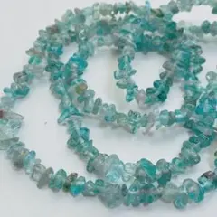 cs558/SALE！天然石◇ライトアパタイト　約3×5mm 約80cm 1連