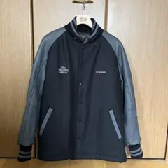 東京インディアンズ スタジャン ネイビー/ホワイト 東京インディアンズ スタジャン ネイビー 紺 XL 初売り 希少品 最安