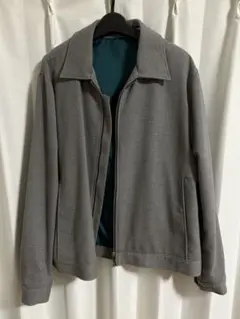 ZARA メンズ ジップアップ ブルゾン グレー XLのサムネイル