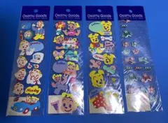 Osamu Goods キャラクターシール 4シート セット　レトログッズのサムネイル