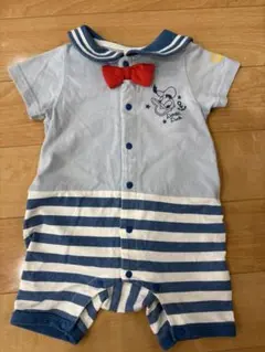 BABY DOLL ディズニー セーラー襟マリンロンパース(ドナルド)