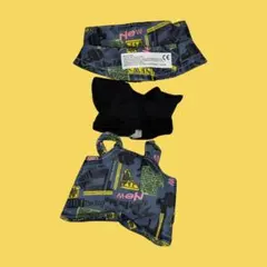 ラブブ ぬいぐるみ服 ストリート風 洋服3点セット トップス＆パンツ