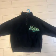 フリースハーフジップ