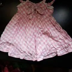 メゾピアノチェックワンピース